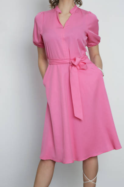 Pink Midi Dress